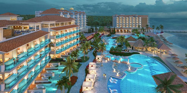 airport transfers sandals dunns river aerial view