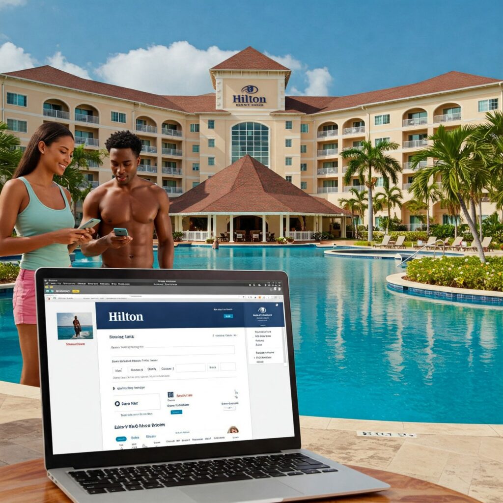 booking and reservations at Hilton Rose Hall Resort