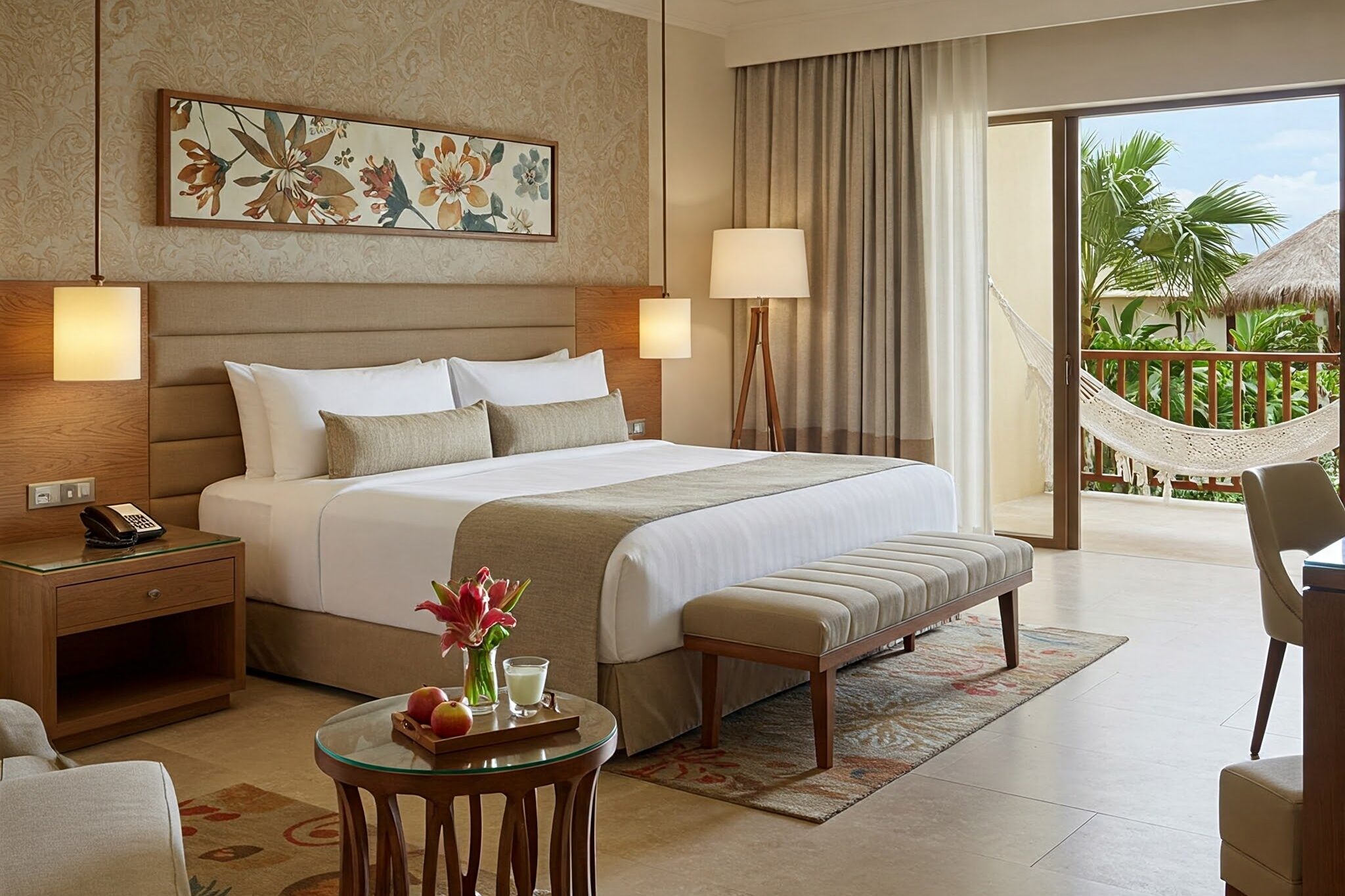 guest rooms at Secrets Wild Orchid Resort