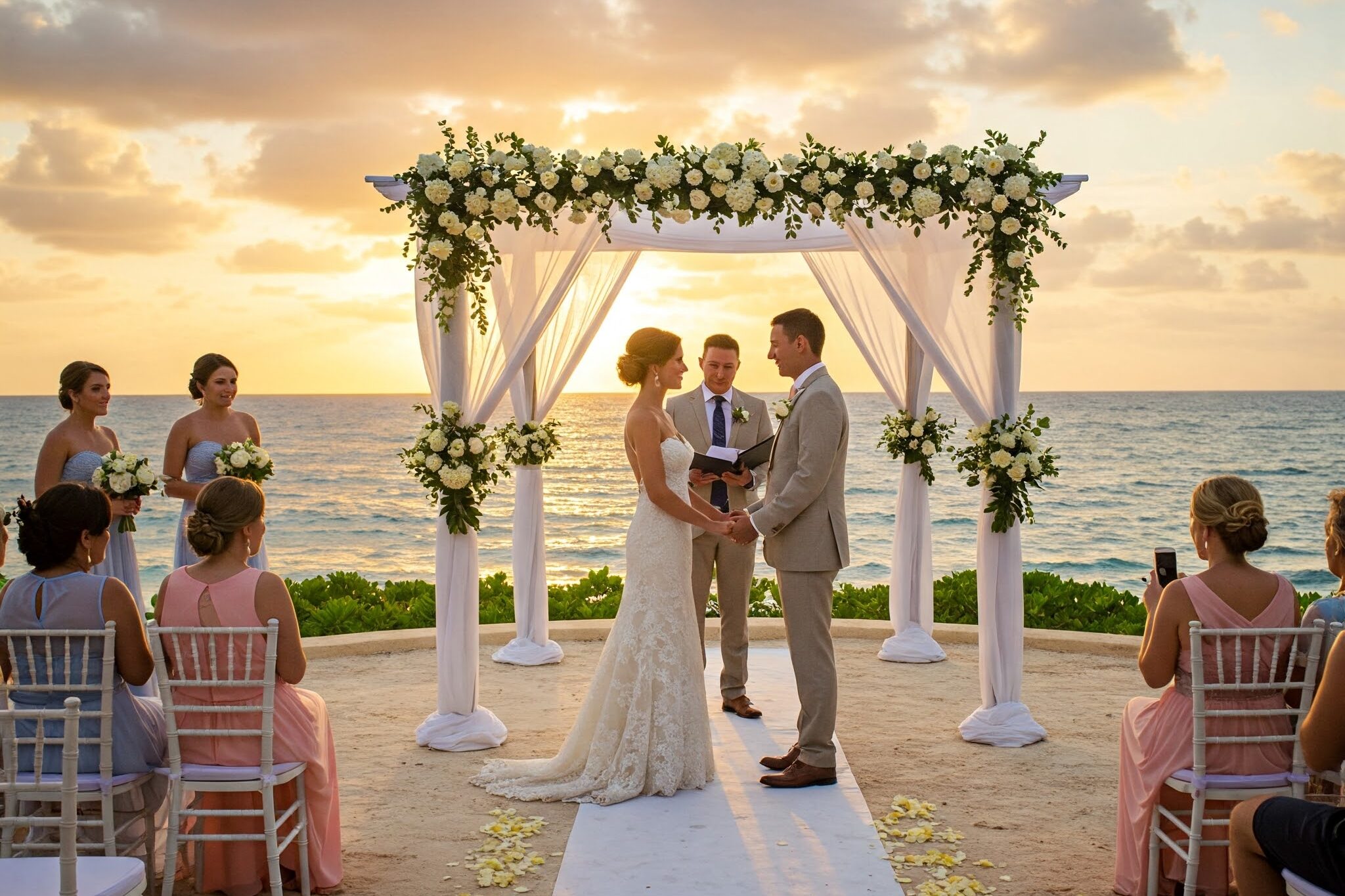 wedding at Ocean Cliff Hotel Negril